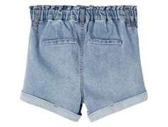 Name It medium blue denim stribede shorts